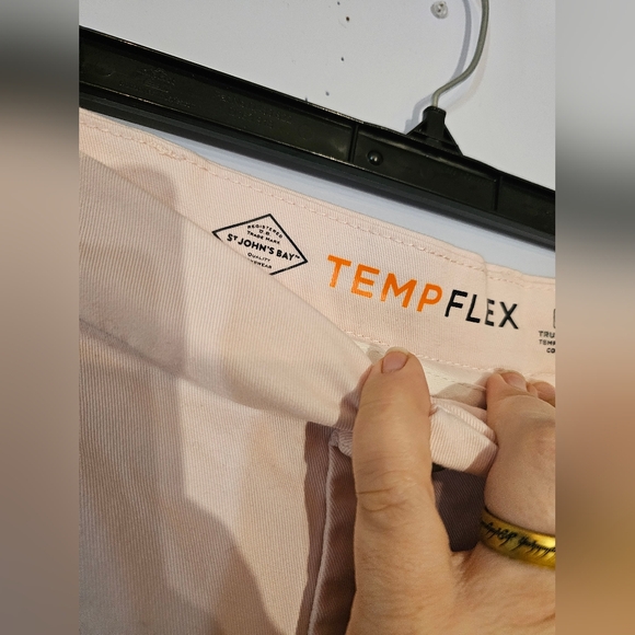 St. John Bay Temp Flex Pink Pants Size 42x32 - Picture 6 of 11